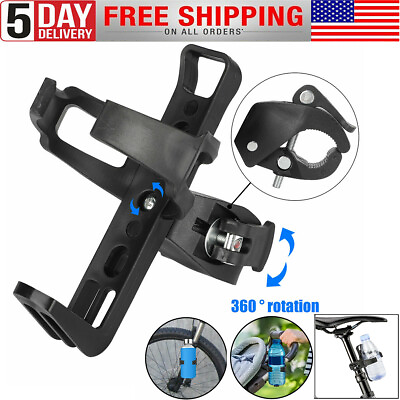 #ad #ad Bicycle Cup Drink Holder Beverage Water Bottle Cage Mount Cycling Handlebar Bike $7.99