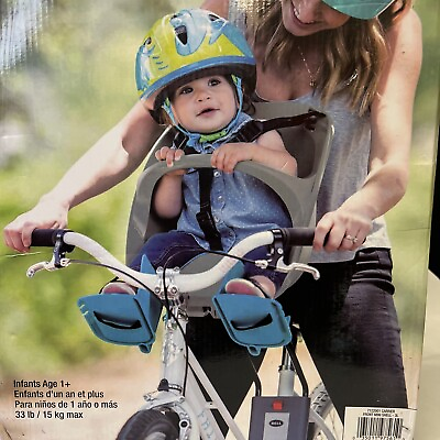 #ad Bell Sports Mini Shell Front Bike Child Carrier Gray • Free Shipping • Age 1 $38.00