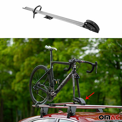 Roof Bicycle Rack Bike Carrier Alu Upright with Optional 05x4 Inch Fork Kit $229.90