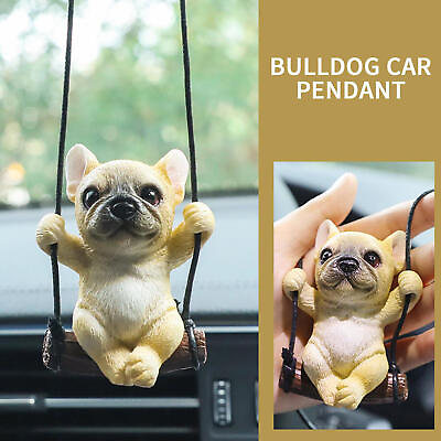 Dog Swing Car Dashboard Pendant Auto Rear View Mirror Hanging Decorations $11.64
