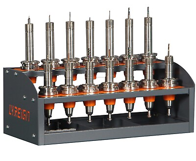 #ad 40 Taper Tool Wall Rack CAT40 BT40 Tool Holder Storage Tray CNC Storage Rack $129.00