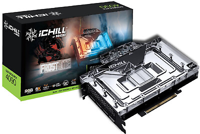 INNO3D nVidia GeForce RTX 4090 GPU iCHILL Frostbite 24GB GDDR6X 2580MHz Boost AU $3499.00