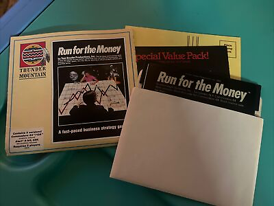 #ad Run For The Money From Thunder Mountain For Commodore 64 128 Atari 8 Bit $7.95