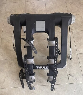 #ad Thule Raceway Pro 9002 Pro 3 Bike Trunk Rack Carrier With Keys Locks $154.00