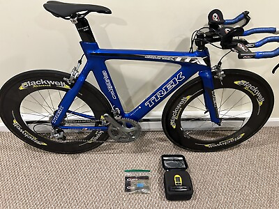 #ad Trek TTX 54cm triathlon bike 100mm Carbon Wheels Wireless Powertap $1150.00
