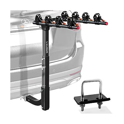 #ad Bike Rack Bicycle Carrier Racks Hitch Mount Double Foldable Rack for Cars Tr... $102.99
