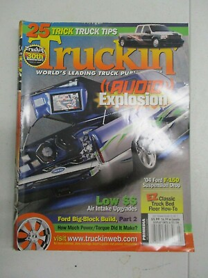 TRUCKIN#x27; MAGAZINE JULY 2004 FORD F 150 SUSPENSION DROP BIG BLOCK BUILD TRUCK SUV $12.95