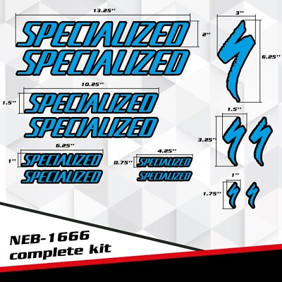 NEW Frame Decal Stickers complete Set For Specialized Bike Stumpjumper NEB 1666 $24.99