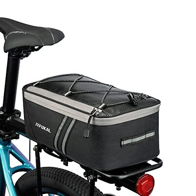 #ad #ad Rear Bike Rack Bag with Rain Cover 7L 9L 10L 12L No Insulation Inner 7l $24.09