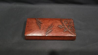 #ad #ad Vintage Japanese Hand Made Lacquer Box Signed 5 1 4quot; $74.52