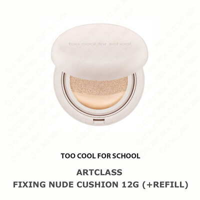 #ad #ad Too Cool For School Artclass Fixing Nude Cushion 12g Refill NEW Strong Cover $39.52