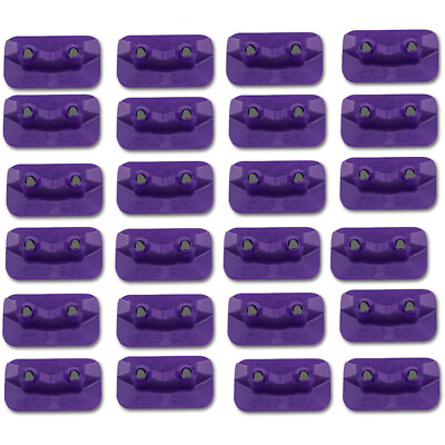 #ad Stud Boy Double Backer Plates Purple For Single Ply 24 Pack 2522 P1 PUR $64.54