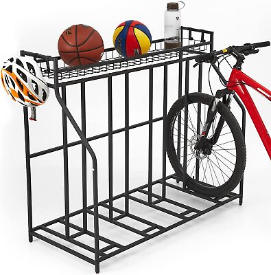 #ad HEALTH LINE PRODUCT 4 Bike Stand Rack Indoor Bike Storage Metal Bicycle Station $109.98