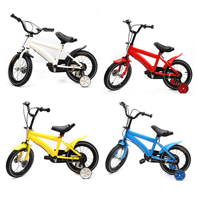 #ad 14 Inch Childrens Bicycle Boys Girls Kids Bike Unisex With Safety Training Wheel $84.34