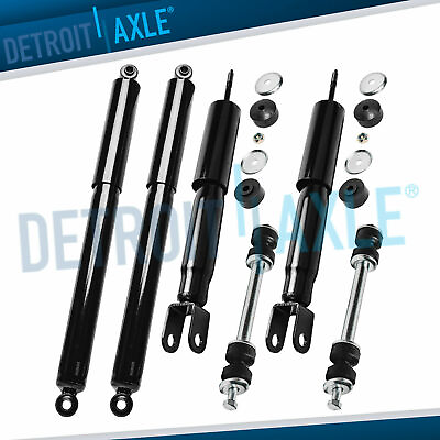 4WD Front amp; Rear Shock Absorbers Sway Bars for Chevy GMC Silverado Sierra 1500 $93.18
