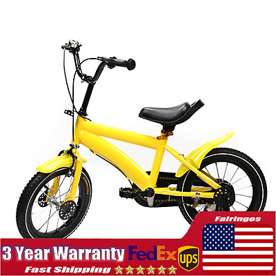 #ad 14 inch Kids Bike Boys Girls Safe Bicycle Children Cycle with Training Wheels $89.00