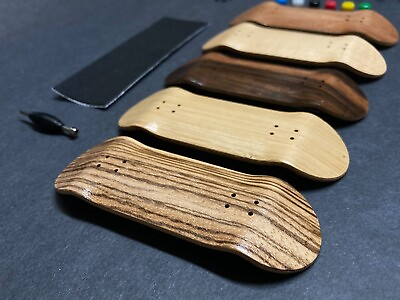 Mystery 32mm Complete Wooden Fingerboard Finger Skateboard Randomly Selected $4.99