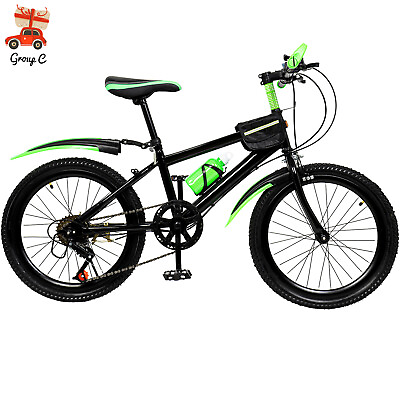 #ad 20 Inch Child Bike Mountain Bike High Carbon Steel Bicycle 7 Speed City Bike $102.00