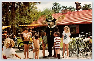 #ad Orlando Florida Disney Yogi Bear Entertains Kids @ Jellystone Park Bike Rack $9.00