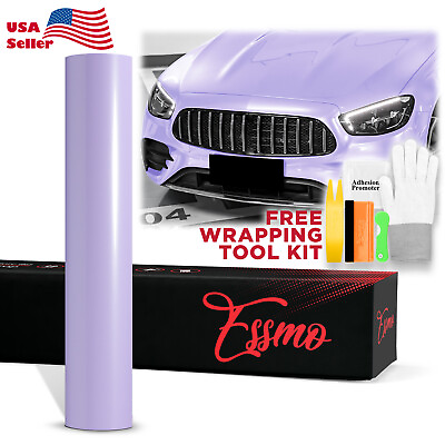 #ad PET Super Gloss Pearlescent Lavender Purple Car Vehicle Vinyl Wrap Decal Sticker $4.99