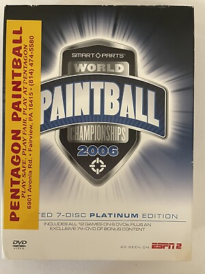 #ad smart parts world paintball chamionship 2006: limited 7 disc platinum ed DVD $62.40