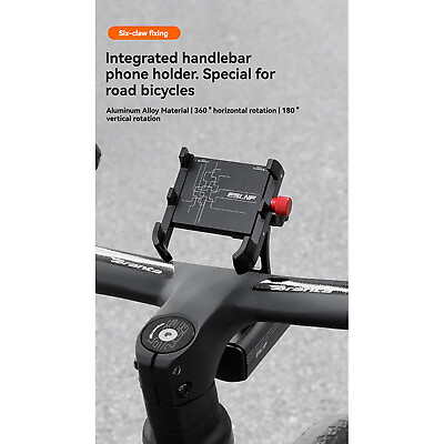 #ad For Bicycle Mountain Bike Phone Holder Handle Bracket Outdoor Riding Accessories $21.81