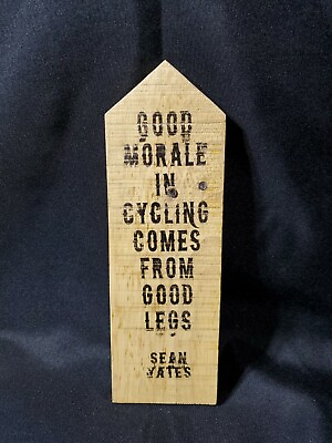 #ad Bicycle Inspiration sign wood bike sign wall hang Sean yates $15.00