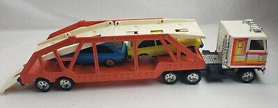 ERTL CAR CARRIER WITH 2 Cars TRUCK RARE $129.99
