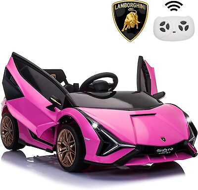 #ad 12V Kids Ride On Lamborghini SIAN Electric Car for Kids w Remote Control $195.99