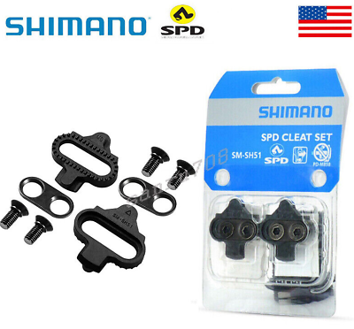 Shimano SPD SM SH51 Pedals Cleat Set Mountain MTB Bike GENUINE PARTS Cleat NEW $8.88