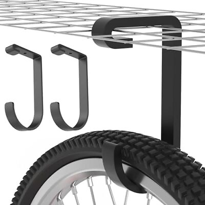 #ad Ceiling Bike Rack Garage Add On Storage Flat Hook Accessory for Garage Bike... $17.01