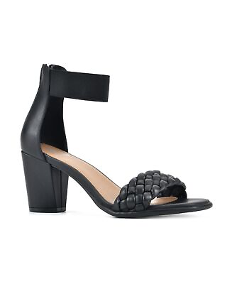 #ad White Mountain Women#x27;s Shoe Sz 8 US Women#x27;s Backer Dress Sandals Black $46.16