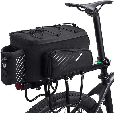 #ad Bike Rack Bag Bicycle Bag Trunk Rear Rack Bag Bike Panniers Bike Accessories $44.95