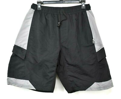 #ad Trek Women Black Cycling Bicycle Trekking 2 Pocket Drawcord Shorts Size XL $15.51