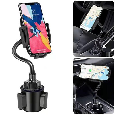 New Universal Car Mount Adjustable Gooseneck Cup Holder Cradle For Cell Phone $6.99