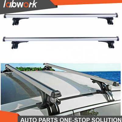Labwork Roof Rack Cross Bar 48quot; Car Top Luggage Cargo Carrier w 3 Kinds Clamp $54.80