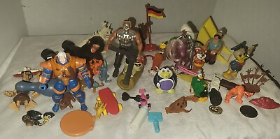 #ad 51 Piece Lot Of Vintage 80s 90s Toys amp; Accessories X Men Terminator Disney $40.00