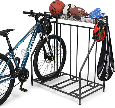 #ad Bike Stand Rack 3 Bicycle Floor Parking Stand Bike Rack for Garage Storage 3 $86.61