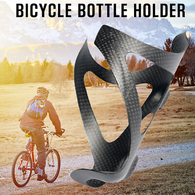 Full Carbon Fiber Bicycle Water Bottle Cage For Road Bike Bottle Holder $22.79