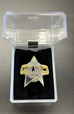 2 Brand New Sealed In Case 30 Years of Star Trek Communicator Pin With Sound $29.95