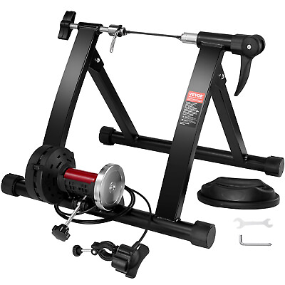 #ad #ad VEVOR Fluid Magnetic Bike Trainer Stand Indoor Bicycle Resistance Stationary $76.99