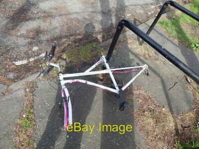 #ad Photo 6x4 Broken bike near path in between The New Wolsey Theatre and Cha c2014 GBP 2.00