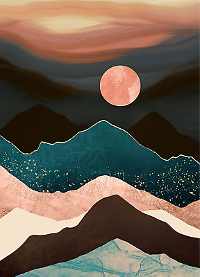 #ad Diamond Painting Mountain KitDiamond Art Kits for AdultsAbstract Scenery Paint $17.49