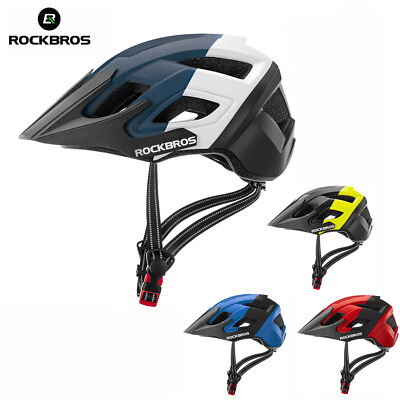 #ad ROCKBROS Bicycle Helmet Breathable Shockproof MTB Road Bike Safety Aero Helmet $37.19
