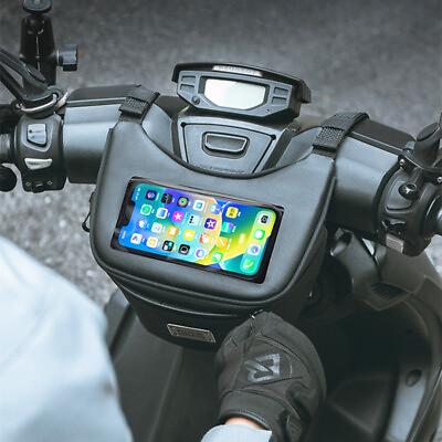 #ad ROCKBROS Waterproof 6.2 inch Motorbike Phone Bag E Bike Motorcycle Handlebar Bag $26.99