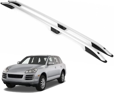 ERKUL Roof Rails Fits Porsche Cayenne 2003 10 Car Racks For Roof Aluminum Silver $129.00