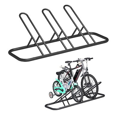 #ad Bike Rack Floor Bike Rack for Garage Indoor Outdoor Bike Storage Stand Bicy... $57.91