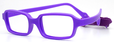 #ad MIRAFLEX New Baby 4 Purple Girls Kids Rectangle Eyeglasses 47 17 125 B:27 $59.99