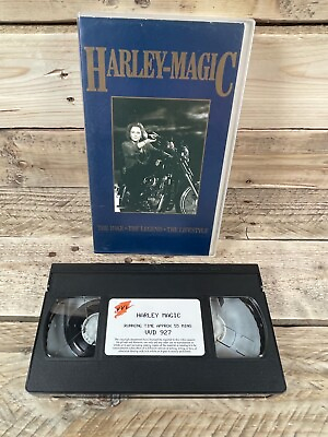 #ad #ad Harley Magic The Bike The Legend The Lifestyle VHS 1991 VCR Video Cassette Tape $19.99