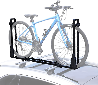 #ad #ad Roof Bike Rack Upright Bike Car with Two Arms Rooftop Bike Rack 1 Bike Carrier R $248.80